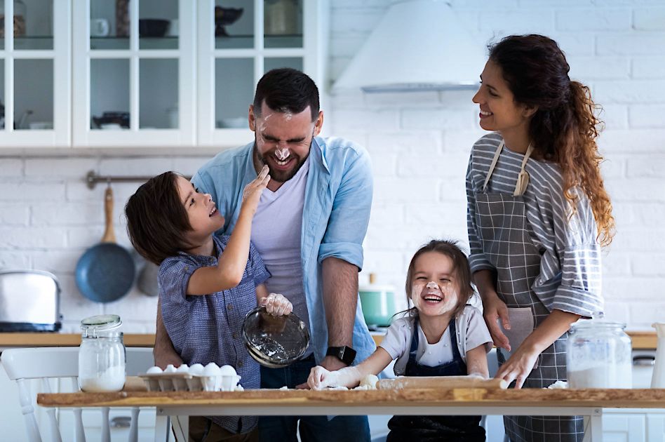 Familie mit Kindern